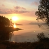 Sunset views on Pender Island