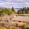 Arial view looking towards the ocean over Mill Bay house